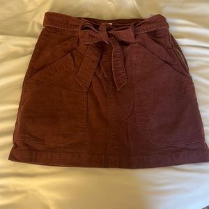 Dry goods corduroy skirt